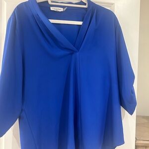 Calvin Klein Women's Blue Top